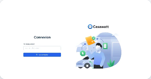 Écran de connexion